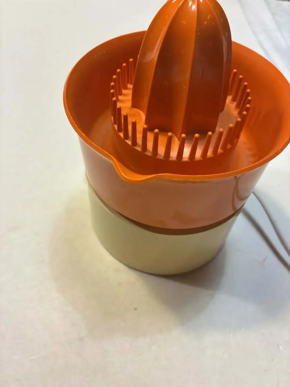 Vintage Sears Roebuck and Co. Automatic Citrus Juicer Orange